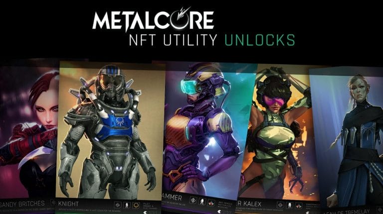 MetalCore game NFT utility